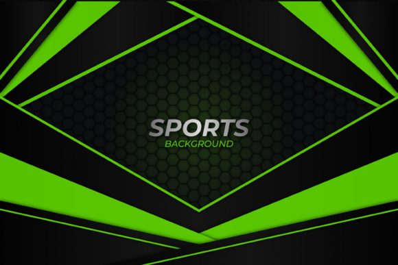 Download Sports Background Dark and Green Style - Premium Resources
