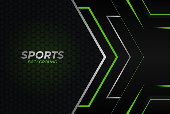 Download Sports Background Dark and Green Style - Premium Resources